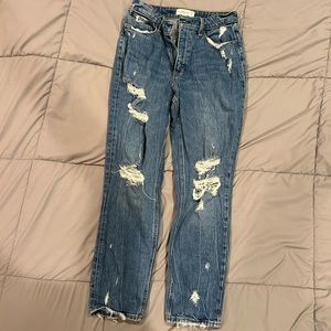 A&F curve love jeans